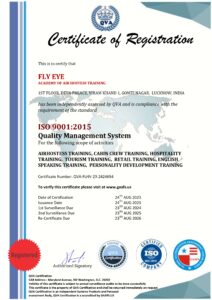 Fly Eye Academy certificate